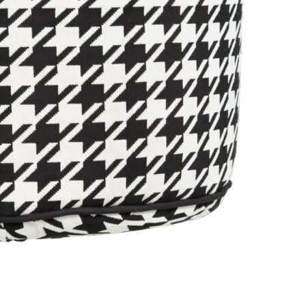 Puff πολυεστέρας 45 x 45 x 45 cm 100% βαμβάκι Houndstooth