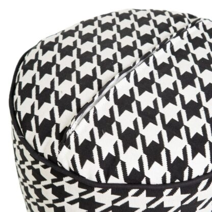 Puff πολυεστέρας 45 x 45 x 45 cm 100% βαμβάκι Houndstooth