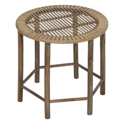 Βοηθητικό Τραπέζι Φυσικό Bamboo 50 x 50 x 48 cm 38,5 x 38,5 x 40 cm 2 Τεμάχια (x2)