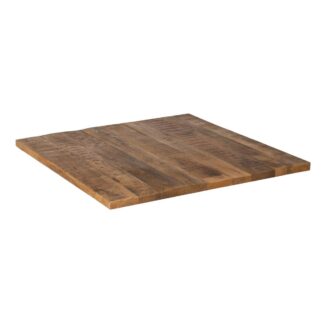 Table top Τετράγωνο Μπεζ Ξύλο από Μάνγκο 70 x 70 x 3 cm