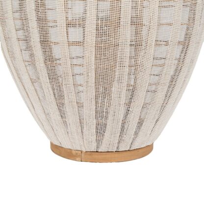 Lanterne Μπεζ Φυσικό Bamboo Κρυστάλλινο 36 x 36 x 56 cm