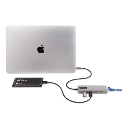 USB-C Hub Startech 10G2A1C25EPD-USB-HUB Γκρι