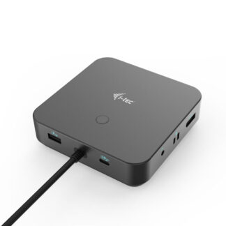 V7 DOCKTB4PT laptop dock/port replicator Wired Thunderbolt 4 Black, Silver - USB Hub