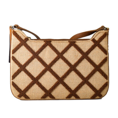 Γυναικεία Τσάντα Laura Ashley SALWAY-QUILTED-TAN Καφέ 28 x 17 x 7 cm