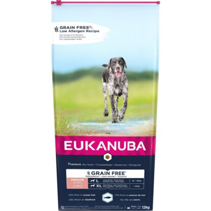 Φαγητό για ζώα Eukanuba Grain Free Senior large/giant breed Ανώτερο Ψάρια 12 kg