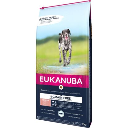 Φαγητό για ζώα Eukanuba Grain Free Senior large/giant breed Ανώτερο Ψάρια 12 kg