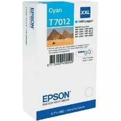 Epson Ink Cartridge XXL Cyan 3.4k - Αυθεντικό Φυσίγγιο μελάνης T70124010 Κυανό