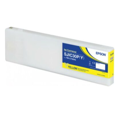 Epson SJIC30P(Y): Ink cartridge for ColorWorks C7500G (Yellow) - Αυθεντικό Φυσίγγιο μελάνης C33S020642 Κίτρινο