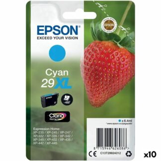 Αυθεντικό Φυσίγγιο μελάνης Epson 29 Κυανό (x10)