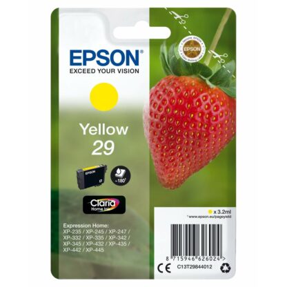 Αυθεντικό Φυσίγγιο μελάνης Epson XP 235 332 335 432 435 Κίτρινο (x10)