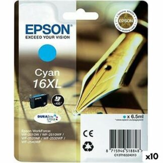 Αυθεντικό Φυσίγγιο μελάνης Epson P-2100, 3100, 4100 / WF-2830DWF, 2850DW - Nº 603 Μαύρο (x10)