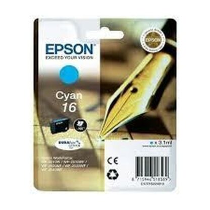 Αυθεντικό Φυσίγγιο μελάνης Epson 16 Κυανό (x10)