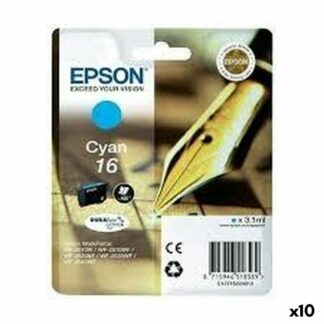 Αυθεντικό Φυσίγγιο μελάνης Epson XP-2200 WF-2910DWF Κυανό (x10)