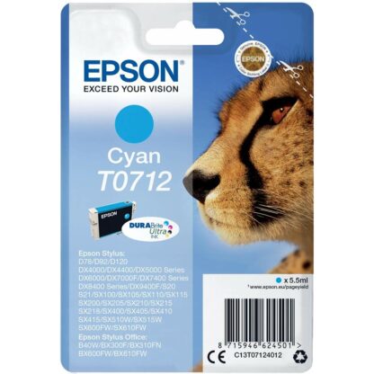 Αυθεντικό Φυσίγγιο μελάνης Epson Stylus D-78/92/120/DX-4000/5000/6000/7000F Κυανό (x10)