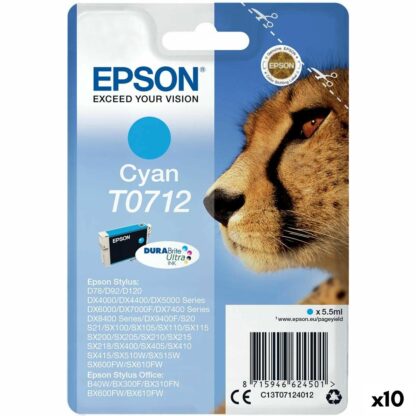 Αυθεντικό Φυσίγγιο μελάνης Epson Stylus D-78/92/120/DX-4000/5000/6000/7000F Κυανό (x10)