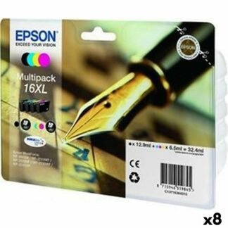 Αυθεντικό Φυσίγγιο μελάνης Epson DURABRITE ULTRA INK - Nº16XL Mατζέντα (x10)