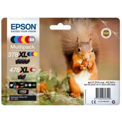 Epson Squirrel 478XL ink cartridge - Αυθεντικό Φυσίγγιο μελάνης C13T379D4020 Πολύχρωμο (1 μονάδα)