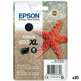 Αυθεντικό Φυσίγγιο μελάνης Epson 603 XL Κυανό (x10)