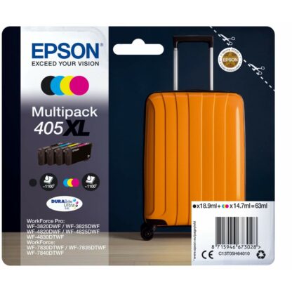 Epson 405XL ink cartridge 1 pc(s) Original High (XL) Yield Black, Cyan, Magenta, Yellow - Αυθεντικό Φυσίγγιο μελάνης C13T05H64020 Μαύρο Πολύχρωμο