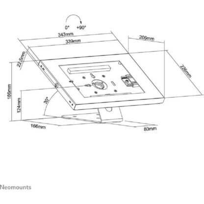 Βάση Tablet Neomounts DS15-630WH1 Λευκό Μαύρο