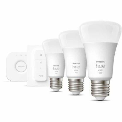 Λάμπα LED Philips Starter Kit E27 9,5 W Λευκό F (3 Μονάδες)