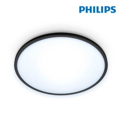 Φωτιστικό Οροφής Philips Wiz 16 W 29,2 x 2,3 cm Μαύρο Πολύχρωμο Αλουμίνιο (2700 K) (6500 K) 16 W