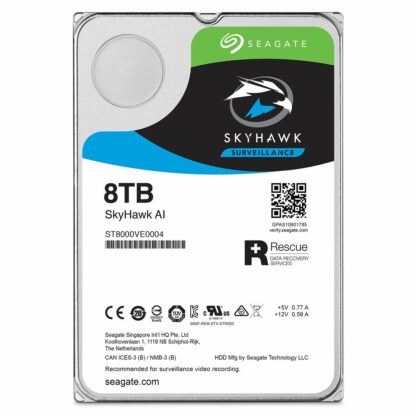 Σκληρός δίσκος Seagate SkyHawk AI 3,5" 3,5" 8 TB