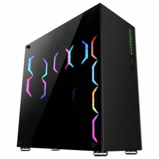 Κουτί Μέσος Πύργος ATX Aerocool VISORBK LED RGB Μαύρο