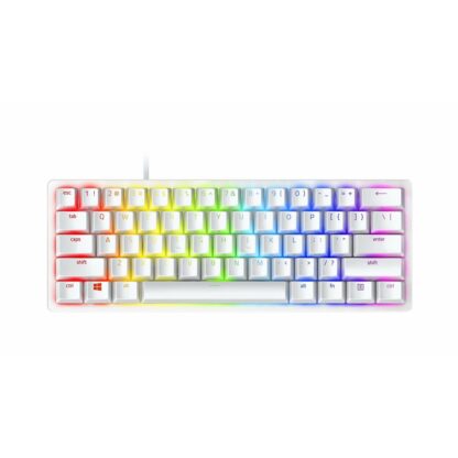 Πληκτρολόγιο Παιχνιδιού Razer Huntsman Mini Λευκό Ισπανικό Qwerty