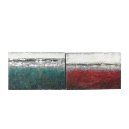 Πίνακας DKD Home Decor 120 x 3,5 x 80 cm Αφηρημένο Σύγχρονη (x2)