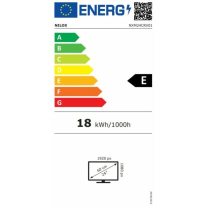 Οθόνη Nilox NXM24CRV01  Καμπυλωτό Full HD 165 Hz LED 24" VA