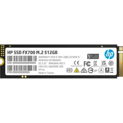 Σκληρός δίσκος HP FX700 512 GB SSD