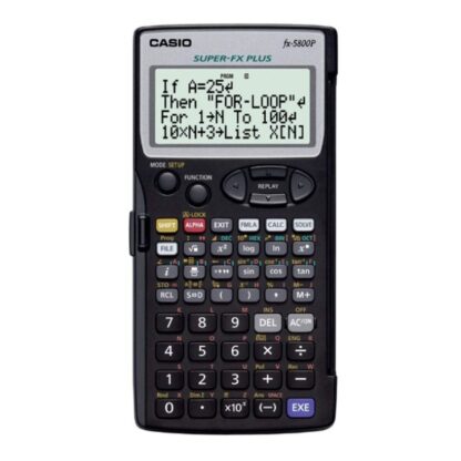 Επιστημονική Αριθμομηχανή Casio FX-5800P-S-EH Μαύρο