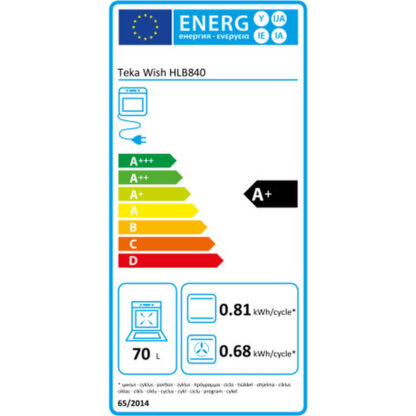 Φούρνος Πολλαπλών Χρήσεων Teka 70 L A+ 3215W 70 L