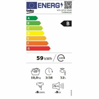 Πλυντήριο ρούχων BEKO WTA 10712 XSWR 10 kg 1400 rpm