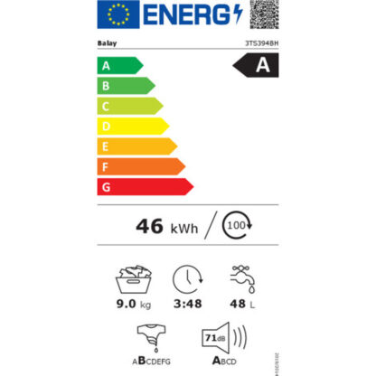 Πλυντήριο ρούχων Balay 3TS394BH 60 cm 1400 rpm 9 kg