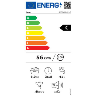 Πλυντήριο ρούχων Candy CST262D31S 1200 rpm 6 Kg