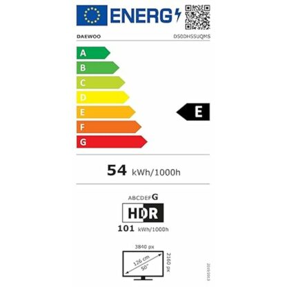 Smart TV Daewoo 50DM55UQPMS 4K Ultra HD 50" D-LED QLED