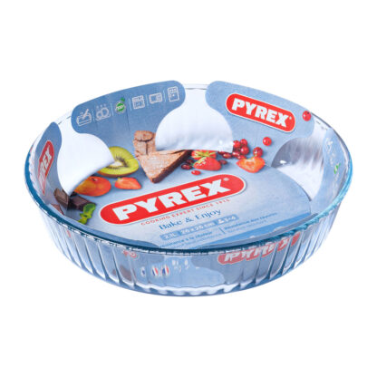 Φόρμα για τον Φούρνο Pyrex Classic Στρόγγυλο Διαφανές 27 x 27 x 6 cm (x6)