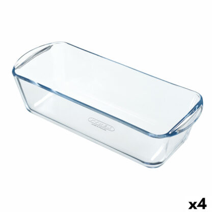 Φόρμα για τον Φούρνο Pyrex Classic Vidrio Ορθογώνιο Διαφανές 32 x 12 x 8 cm (4 Μονάδες)