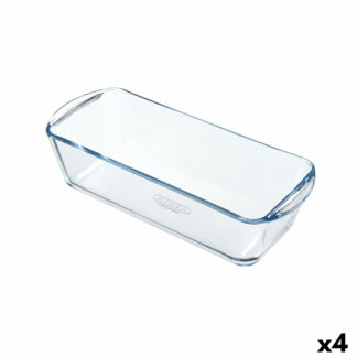 Φόρμα για τον Φούρνο Pyrex Asimetria Ορθογώνιο Μαύρο Ø 26 cm (x6)