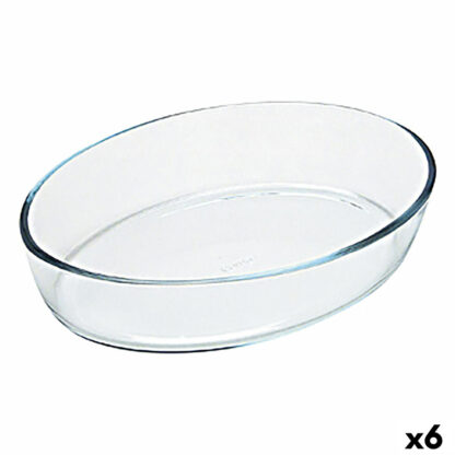 Πιάτο ψησίματος Pyrex Classic Vidrio Διαφανές Γυαλί Οβάλ 35 x 24 x 7 cm (x6)