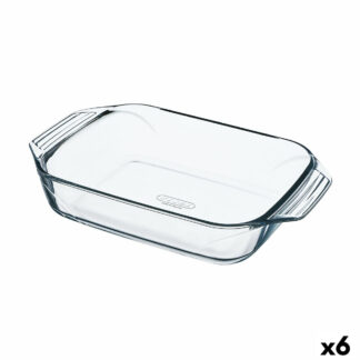 Πιάτο ψησίματος Pyrex Irresistible Διαφανές Γυαλί Ορθογώνιο 31,5 x 19,7 x 6,4 cm (x6)