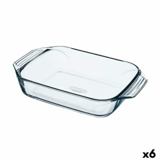 Πιάτο ψησίματος Pyrex Irresistible Διαφανές Γυαλί Ορθογώνιο 35 x 23,1 x 6,5 cm (x6)