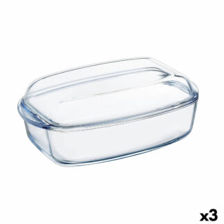 Φόρμα για τον Φούρνο Pyrex Asimetria Τετράγωνο Μαύρο Μέταλλο 24 x 24 cm (x6)