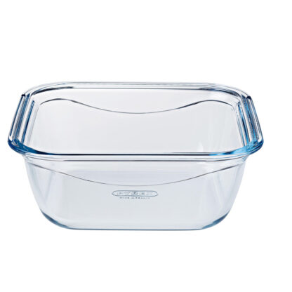 Ερμητικό Κουτί Γεύματος Pyrex Cook & Go 16,7 x 16,7 x 7 cm Μπλε 850 ml Γυαλί (x6)