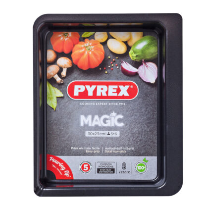 Πιάτο ψησίματος Pyrex Magic Ορθογώνιο Μέταλλο 30 x 23 cm x6