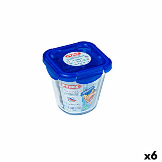 Ερμητικό Κουτί Γεύματος Pyrex Cook & Heat 15 x 12 x 4 cm 350 ml Διαφανές Γυαλί (x6)