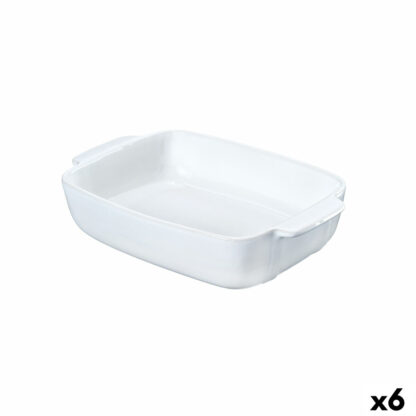 Ταψί Pyrex Signature Λευκό Κεραμικά Ορθογώνιο 25 x 19 x 7 cm (x6)