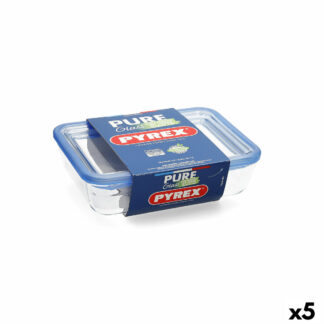 Ερμητικό Κουτί Γεύματος Pyrex Cook&heat 26 x 23 x 8 cm 2,3 L Κόκκινο Γυαλί (x6)